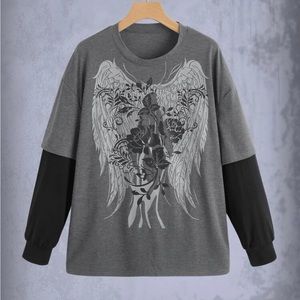 Goth Graphic Print Tee